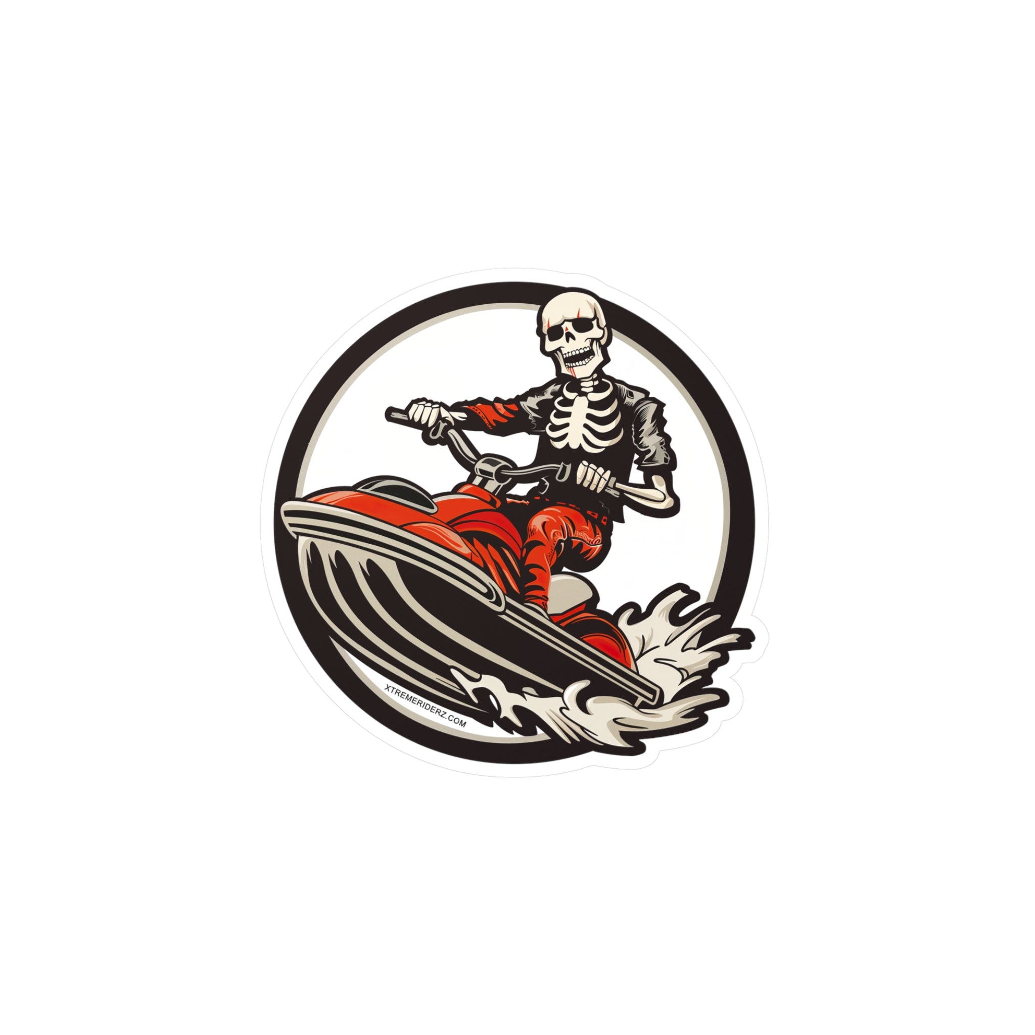 Skeleton on Jet Ski- Xtreme Riderz- Vinyl Decals
